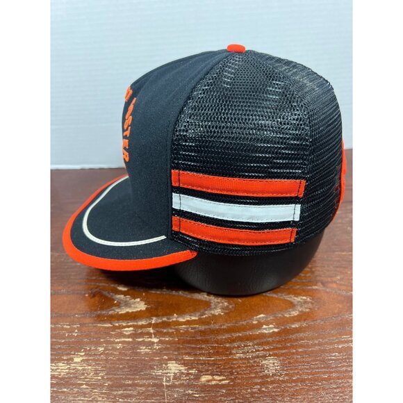 Vintage 3 Stripe Faster From Foster Rabbit Snapback Trucker Hat X3 - Picture 2 of 5